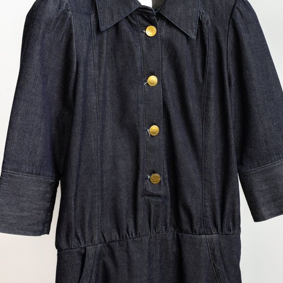 Chloe Indigo Denim Shirtdress - Picture 3 of 13